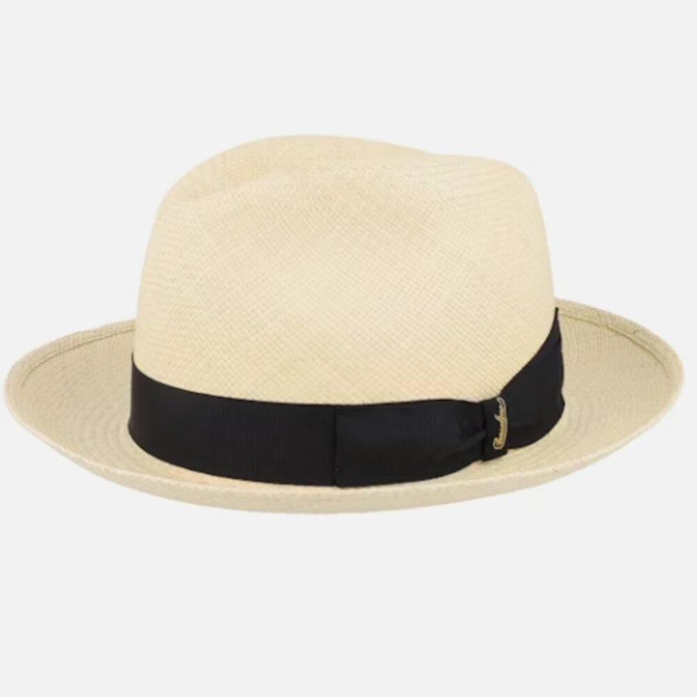 Borsalino Straw Panama Hat - 6⅞ / 55cm, made in Italy, NWTs 🇮🇹
